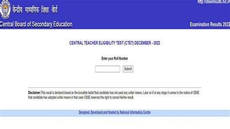 CTET Result 2023 LIVE: CBSE CTET December result out at ctet.nic.in.